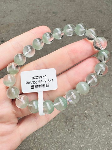 春天初芽嫩綠蘋果半盆綠幽靈9-9.5mm22.10g提升財運事業貴人運