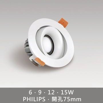 6-9-12-15W散光崁燈 B253-20131WA