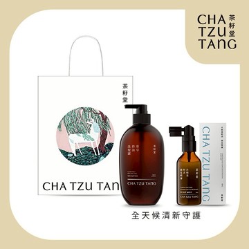 [快速出貨]【茶籽堂】定格清爽瞬間｜紫草控油洗髮露500mL+清透噴霧50mL