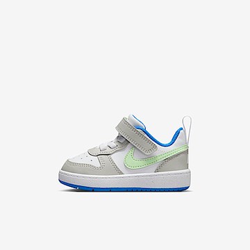 Nike Court Borough Low Recraft TD [DV5458-005] 小童 休閒鞋 經典 白灰藍