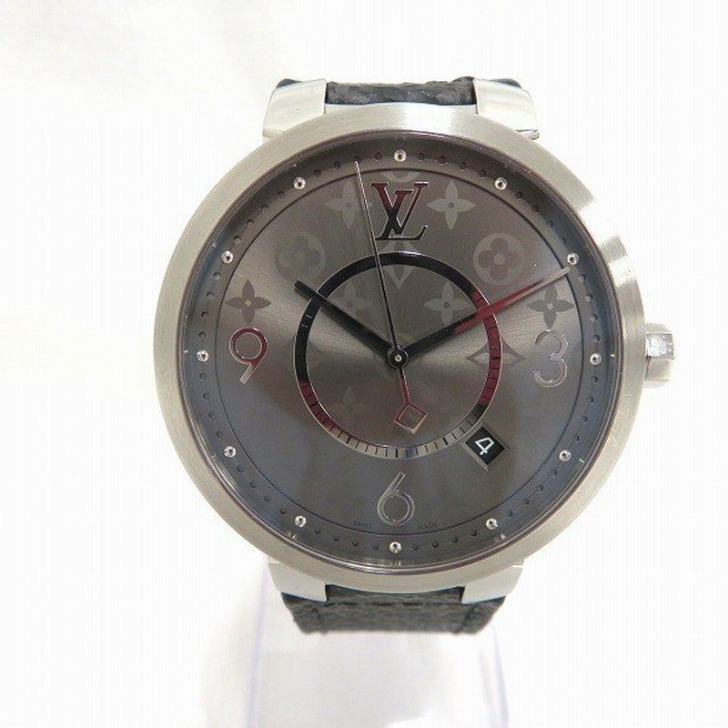 ルイヴィトン Louis Vuitton モノグラム タンブール スリム エクリプスgm Q1dm0 クォーツ 時計 腕時計 メンズ 中古 あすつく 通販 Lineポイント最大0 5 Get Lineショッピング