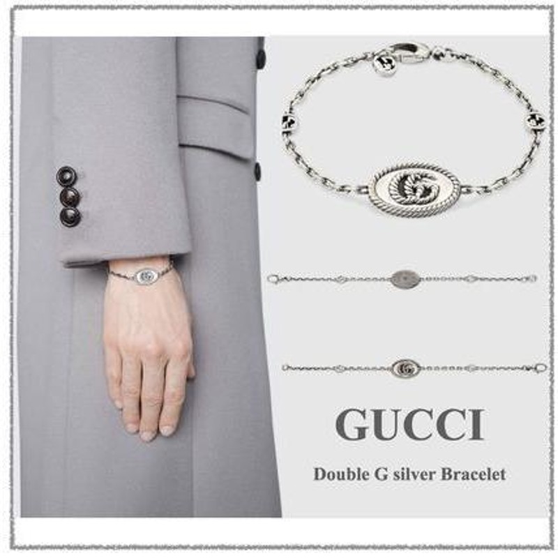 グッチ GUCCI ブレスレット バングル おしゃれ 限定 レア * Double G