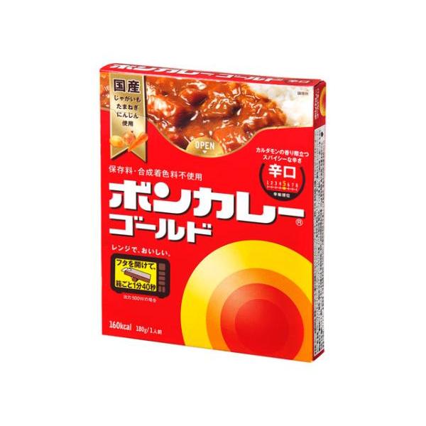 大塚食品 ボンカレーゴールド 辛口 180g 単品