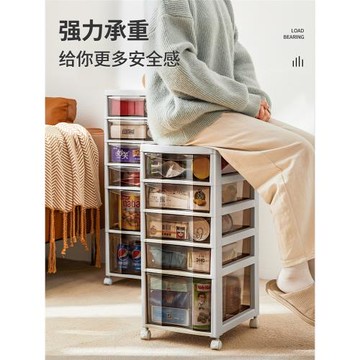 化妝品收納柜抽屜式多層置物架落地桌面護膚品收納盒桌下整理柜子