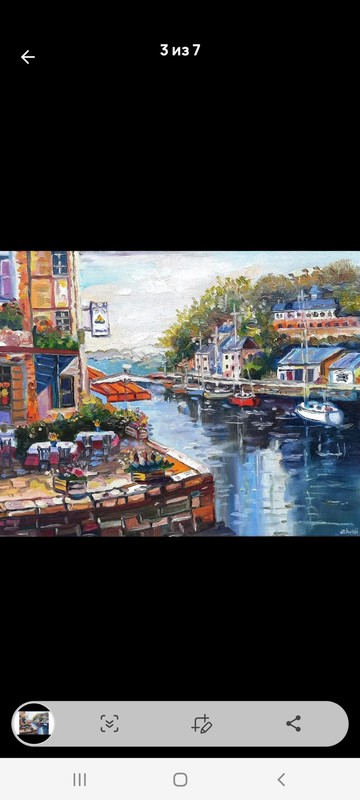 原創畫 義大利繪畫 帆船藝術品 原創藝術 紙板油畫