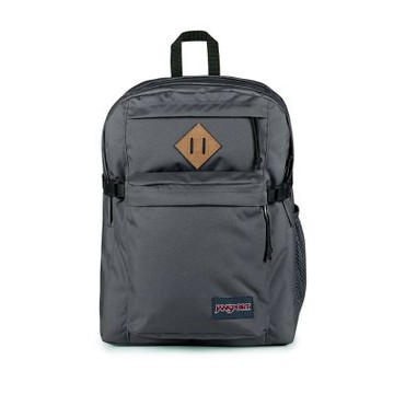 Jansport 後背包 Main Campus 15吋筆電包 灰 書包 水瓶側袋 JS0A4QULDMX