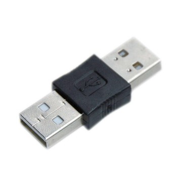 fujiei USB2.0 A公對A公轉接頭  可對接兩個USB2.0母頭連接線