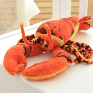 【家寵LOVEHOME】 LOVEHOME 仿真創意龍蝦抱枕玩偶 午休靠墊 抱枕 - 35cm