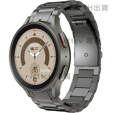 【免運】三星Galaxy Watch5錶帶watch5 pro月牙弧形鈦金屬錶帶watch4 三星watch 5/6/7