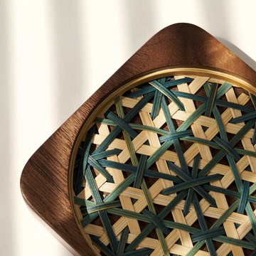 限量特別款 | MIT職人手工竹編杯墊 送禮 客製化