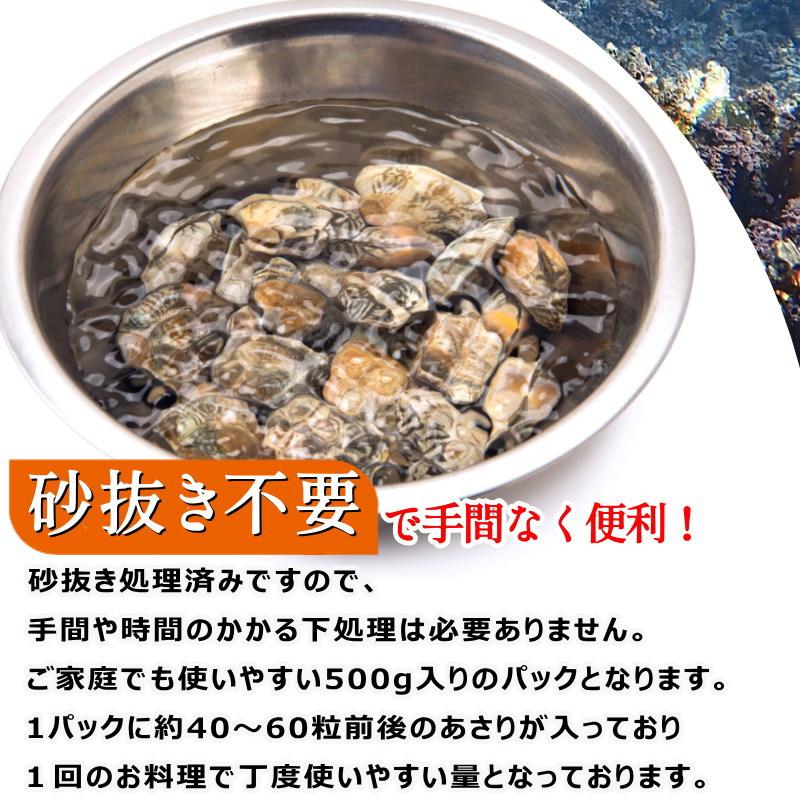 あさり　殻付きアサリ 500ｇ　 ボイル加工済み　殻付あさり　・殻付あさり・