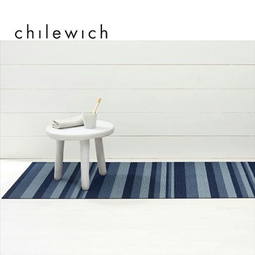 美Chilewich-Bounce Stripe系列地墊-61X183CM-藍色(Storm)【領券滿額再折千7/31止】