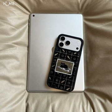 可愛相框貓咪鏡面適用于iPhone17手機殼16/15/14/13/12保護殼
