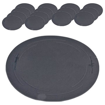 JOSIC 13cm 橡膠墊  黑色  15個裝  1組