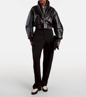 Givenchy Leather bomber jacket