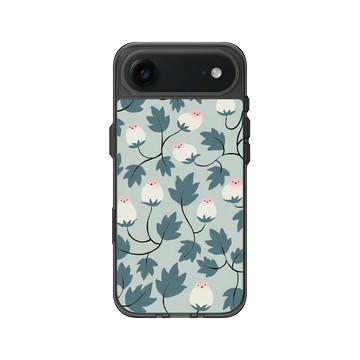 iPhone Air Clear (相機按鈕) 酷墨灰 - ilovedoodle (Lim Heng Swee) - Meowing Glory - 貓咪藤蔓