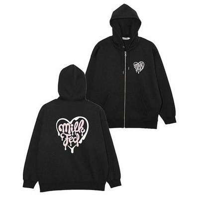 【新品】ミルクフェド バックロゴ入りスウェット トレーナー ハートモチーフ MILKFED. ミルクフェド LOGO IN HEART SWEAT HOODIE｜BORN FREE