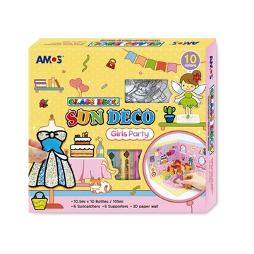 【韓國AMOS】10色公主變裝舞台主題玻璃彩繪