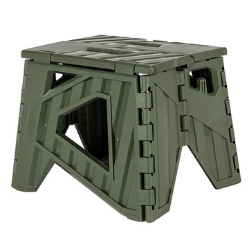 Livinbox 貨櫃小小折 折疊凳  軍綠色  1個