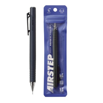 PILOT百樂 AIRSTEP 自動出芯  夾式滑桿 自動鉛筆 0.5mm / 支 HAS-15-PKB 極致黑