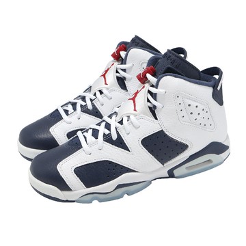 休閒鞋 Air Jordan 6 Retro GS 大童 女鞋 白 藍 AJ6 喬丹 384665-164