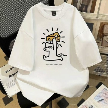 【短袖T恤】 中大童T恤 純棉短袖 美式高街T恤 印花短袖 男女童上衣 夏季短袖 ins風童裝 中大童上衣 夏季兒童上衣