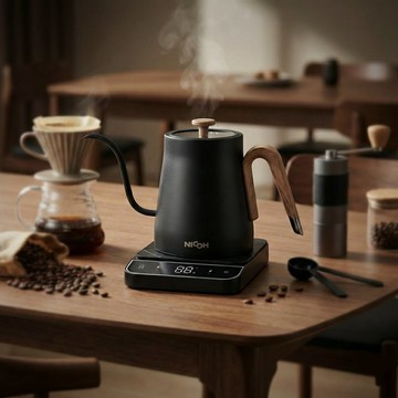 【現貨】HOFFE NICOH 0.8L 日本 電溫控鶴嘴手沖壺 細嘴壺
