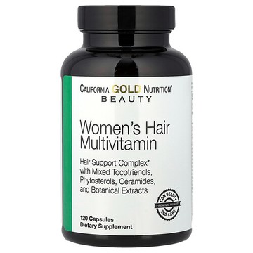 California Gold Nutrition, Beauty, Women's Hair Multivitamin, 120 Capsules