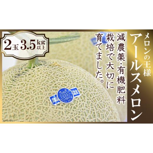 ふるさと納税 長崎県 雲仙市 アールスメロン 2玉（3.5キロ以上） ／ 長崎県農産品流通合同会社 ／ 長崎県 雲仙市 [item0085] ／ …