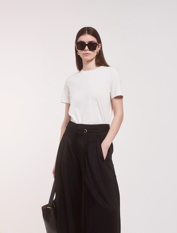 Classic Lightweight Cotton T-shirt in White - Organic Ninety Percent