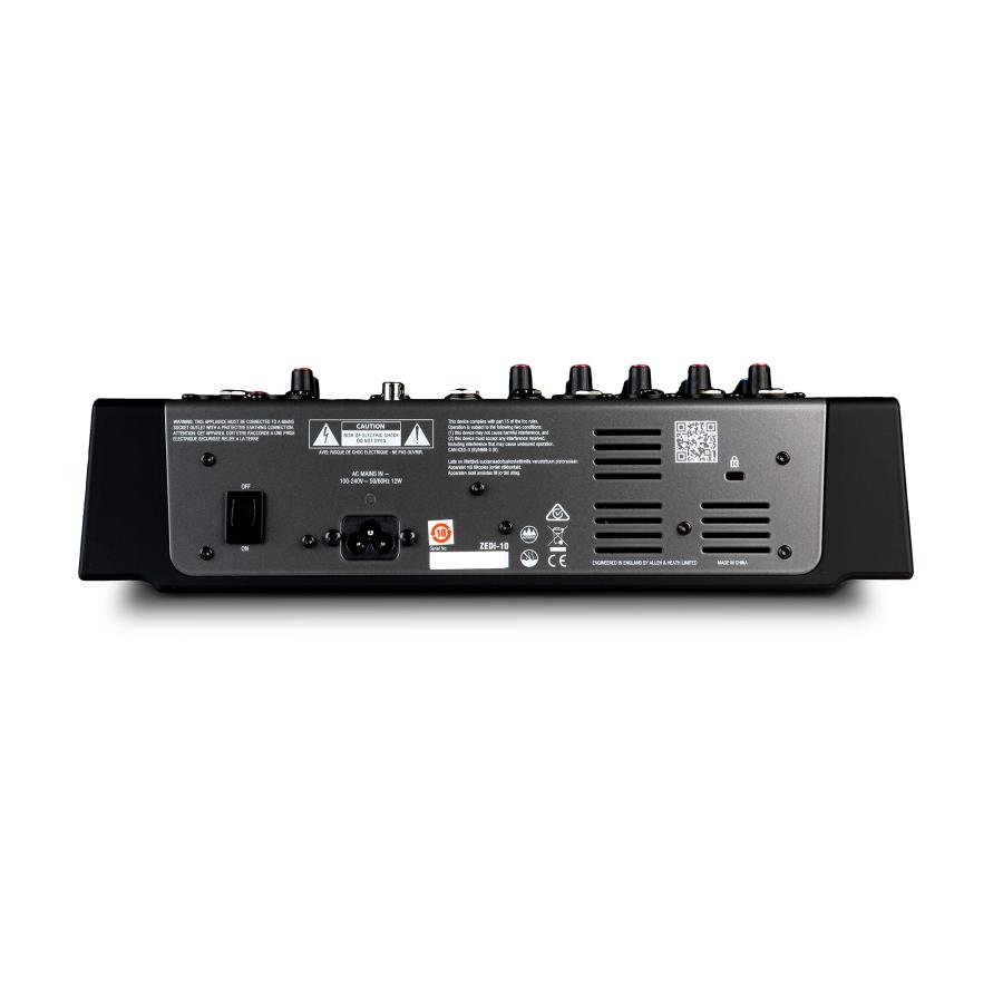 Allen ＆ Heath ZEDi-10 Compact Hybrid Audio Mixer 4x4 USB Interface (AH-ZEDi-10)