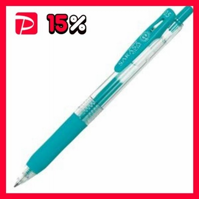 (まとめ) ゼブラ ゲルインクボールペン サラサクリップ 0.5mm ブルーグリーン JJ15-BG 1本 〔×60セット〕