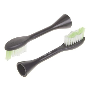 [3美日直購] Philips One Sonicare BH1022/06 黑色 2入補充替換牙刷頭 適用 HY1200/06 電動牙刷 3 _GG3