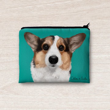 經典汪喵零錢包 - 三色柯基 | 雙面不同圖 | 熊熊