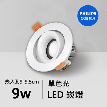9W防眩光崁燈｜QC-20132W-A09-飛利浦芯片