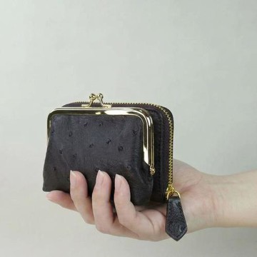 【M2nd】凱絲蘿克鴕鳥拉鍊口金零錢包組(T70A)