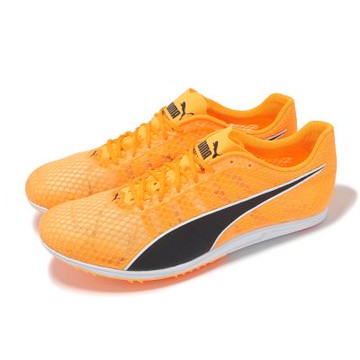 Puma 田徑釘鞋 evoSPEED Distance 11 男鞋 橘 黑 可拆釘 田徑 運動鞋 37796101