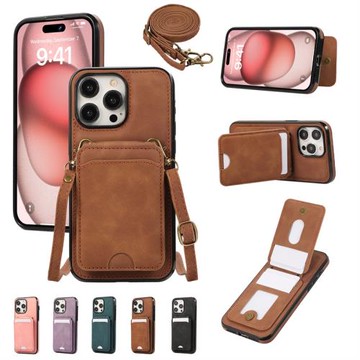 適用三星A55 A35上下開卡包斜挎支架A15手機套A25保護殼A54插卡A34長掛繩A24 A14 A22 A53 A21S A72 A52 A33