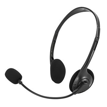 Kinyo 輕巧耳機麥克風 165 x 125 x 48mm 60g  黑色  EM-2101