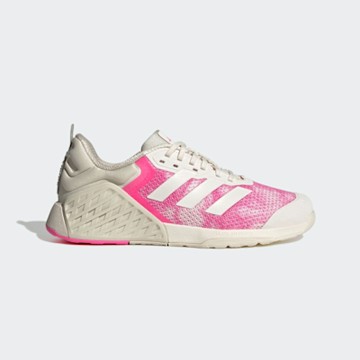 adidas 愛迪達 訓練鞋 慢跑鞋 女鞋 運動鞋 緩震 DROPSET 3 TRAINER W 白粉 IH5245