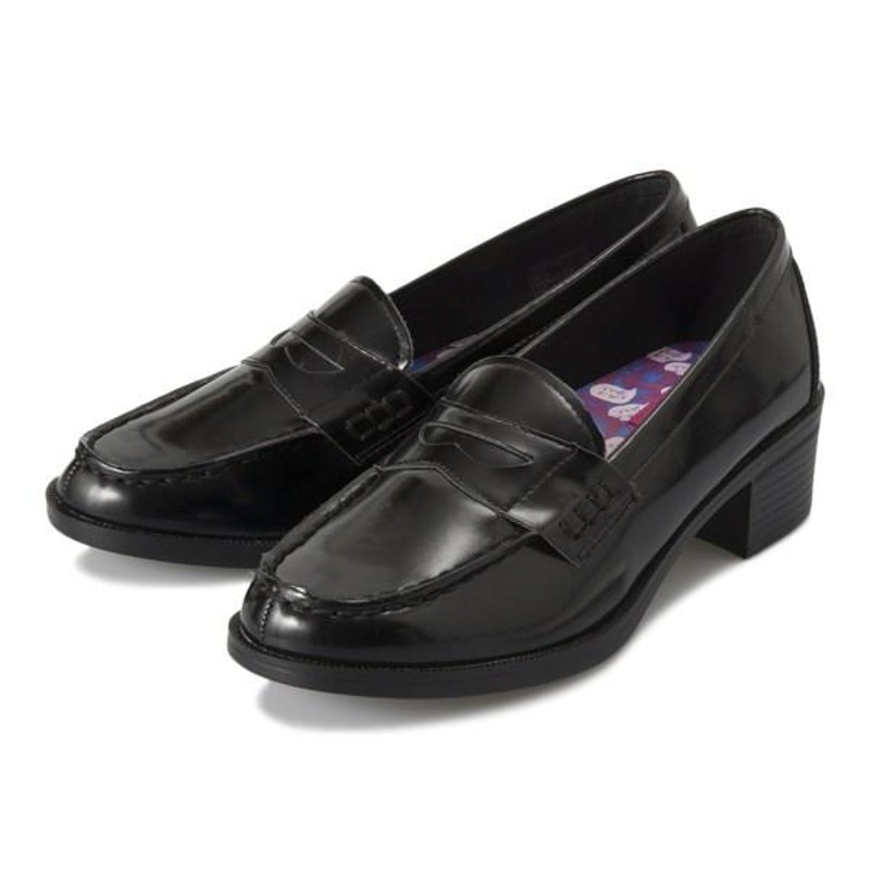 HAWKINS ホーキンス H LOAFER 4.5 ディズニー ヒールローファー4.5 HW10116 DISNEY MINNIE MINNIE  BLACK | LINEブランドカタログ