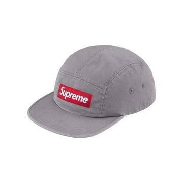 Supreme Washed Chino Twill Camp Cap 五分割帽 帽子 灰色 SS26H2-GY