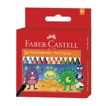 Faber Castell 輝柏 大眼星球 無毒蠟筆 24色 /盒 120057