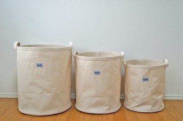 STORAGE DRUM 職人手作 6 號帆布圓筒收納籃 髒衣籃 玩具收納箱