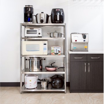 【誠宜居家】100x40x158公分 升級款加粗加厚(五層不鏽鋼置物架)-加強底部橫梁 收納架 不鏽鋼置物架 不銹鋼置物架 廚房不銹鋼置物架 置物架 家電架 廚房架 架子