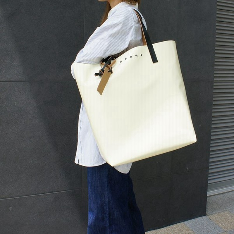 Marni マルニ トートバッグ バイカラー Shmq0000a3p3572 Z2o64 レッド ブラウン レディース メンズ 通販 Lineポイント最大0 5 Get Lineショッピング