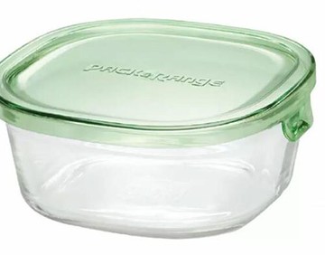 [COSCO代購6] D136312 IWAKI 耐熱玻璃微波盒含蓋8件組 450毫升