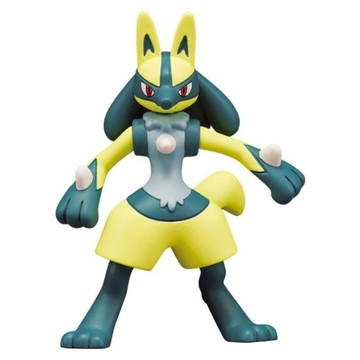 TAKARA TOMY Pokemon 寶可夢 MS-52 路卡利歐 黃色 PC94589  1個