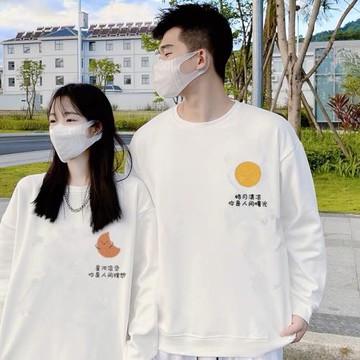 很仙roora情侶裝衛衣秋冬季新款小眾設計高級感簡約百搭情侶衛衣