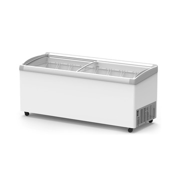 【HiRON 海容】415公升-卧式弧形玻璃推拉冷凍櫃 SD-600A《全台運費、樓層費原廠報價》